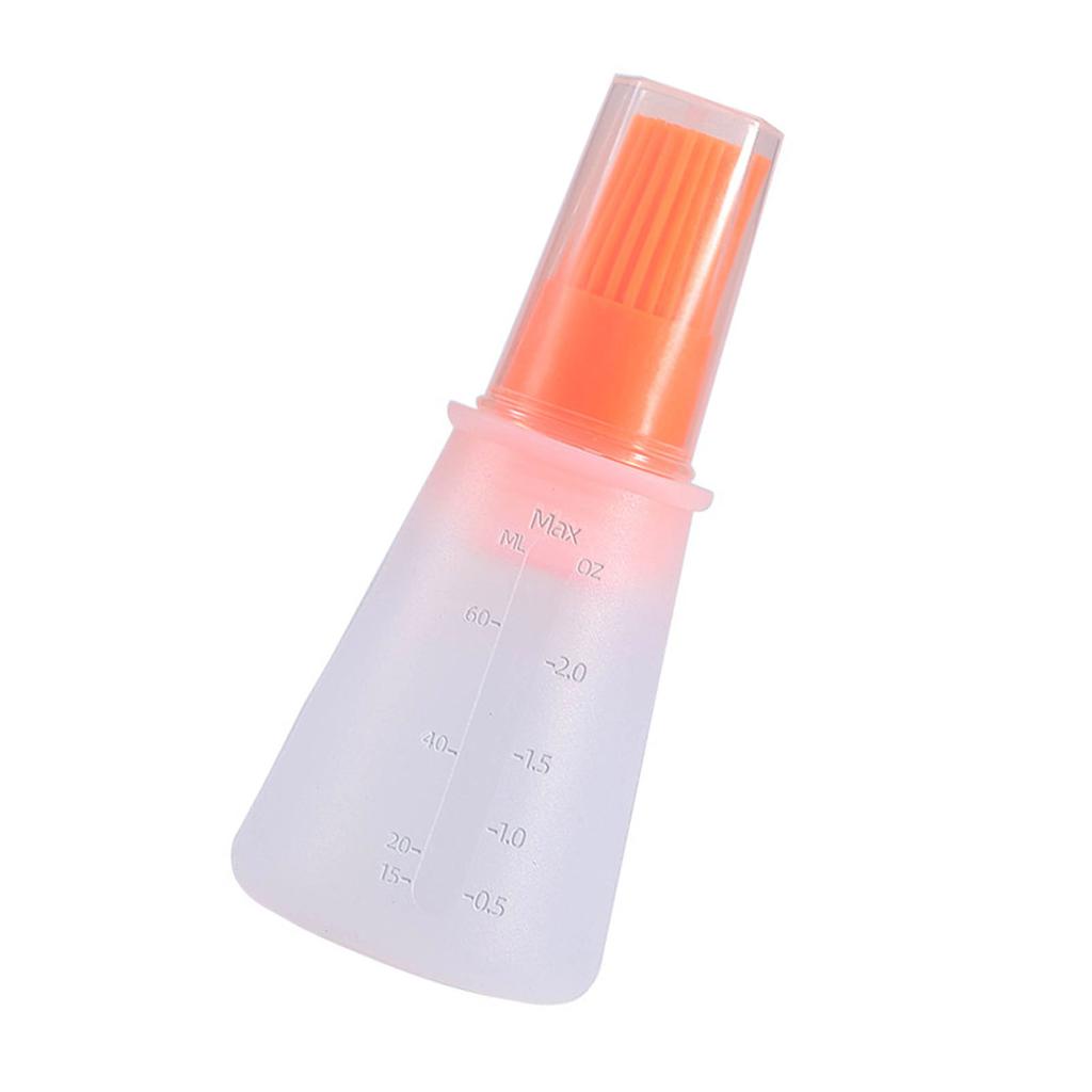 Силиконовая бутылка для масла Кисть для приправ для барбекю на открытом воздухе со шкалой Кисть для масла для барбекю Кухонные гаджеты