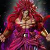 30 см Горячая фигурка Dragon Ball Super Saiyan с красными волосами Броли Премиум Высококлассная статуэтка Аниме Коллекционная модель Игрушка Подарок Z 4 Круглая Сенсорная Сжималка