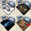 Fashion Electric Drums Piano Shock-absorbing Carpet Music Rock Punk Jazz Floor Mats Bedroom Simple Foot Mats Living Room Rugs