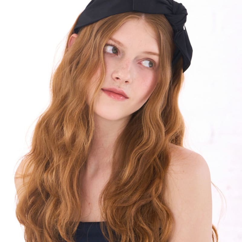 Жан Поль Кларисс Сливовый Несбалансированный Ободок для волос с лентой JP-23-324HB