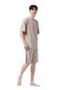 BAKUNE Dry Short Sleeve and Shorts General Medical Device Recovery Size L [TENTIAL] Men's Set, Wear, Greige,