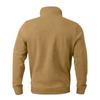 Men's Winter Zipper Sweatshirt Fleece Warm Sweatshirt Men's Pullover Stand Collar Sweatshirt