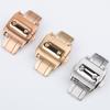 Watch Buckle 316L Stainless Steel Butterfly Fold Buckle Clasp for Cartier Santos 100 Series 18mm 21mm