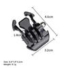 Quick Release Buckle Clip Basic Base Mount For GoPro Hero 12 11 10 9 8 7 6 5 4 Insta360 X2 X3 DJI Osmo Action Camera Accessories
