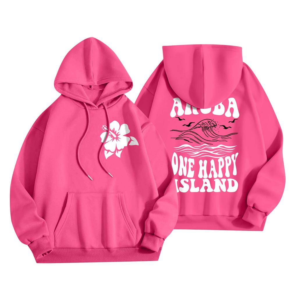 Толстовки для девочек-подростков с длинным рукавом и принтом букв, повседневные графические толстовки с капюшоном, пуловер с завязками, симпатичная толстовка большого размера