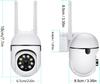 8MP Wifi Kablosuz Güvenlik Kamerası Renkli Gece Görüş PTZ Kamera