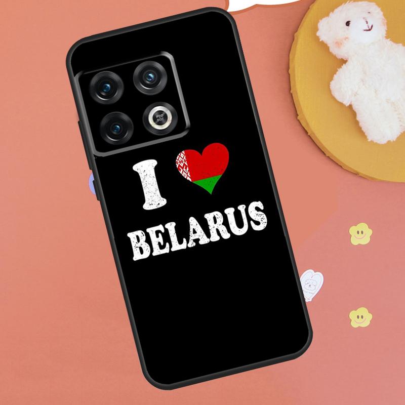 Чехол с флагом Беларуси для OnePlus 13R 12R 10R 13T 15 13 12 11 10T 8T Nord CE 4 3 2 Lite N20 N30 Nord 5 Funda