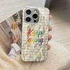 Красочный мотивирующий бумажный чехол для телефона funda iphone для iPhone 17 pro max чехол стекло для iPhone 17 16 15 14 13 pm Pro Plus