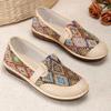 Shoes Women's Versatile New Breathable One-pedal Soft-soled Single Shoes Linen Comfortable Ethnic Style Old Beijing Casual Cloth Shoes