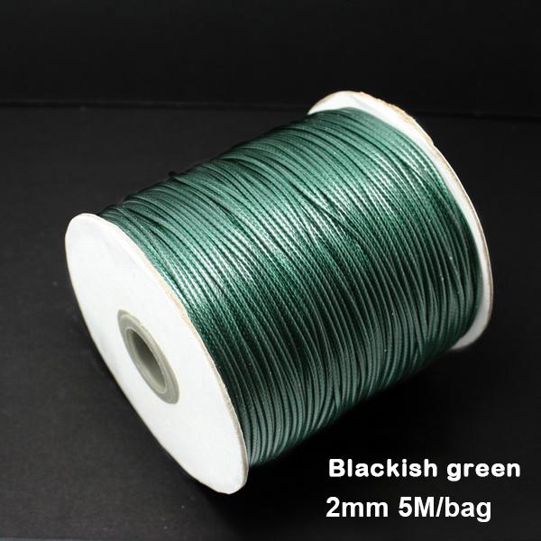 Разноцветные вощеные хлопковые шнуры для макраме, ювелирные бусины, изготовление ювелирных изделий своими руками