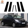 6 шт./комплект для Toyota Yaris XP90 5-дверный хэтчбек 2005-2011 Накладки на стойки кузова окон дверей Наклейки