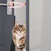 Держатель-защелка для кошачьей двери, регулируемый стопор для двери собаки, эластичный замок для ворот, гибкий ремешок-защелка, предотвращает вход собаки, аксессуар для ворот для питомцев