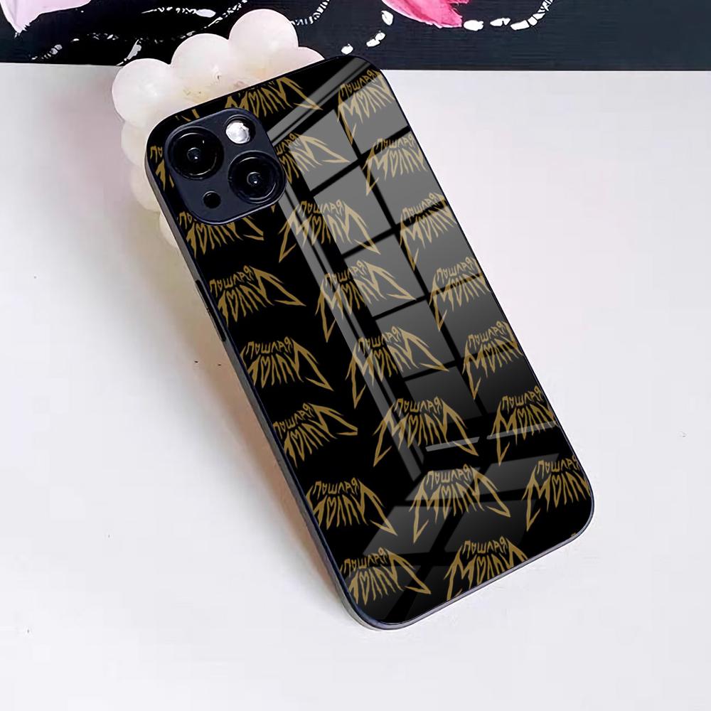 Чехол для телефона Poshlaya Molly Band для IPhone 17 Pro Max 16 15 14 Pro Max 13 11 X Xs Xr 8 7 Plus Стеклянная крышка