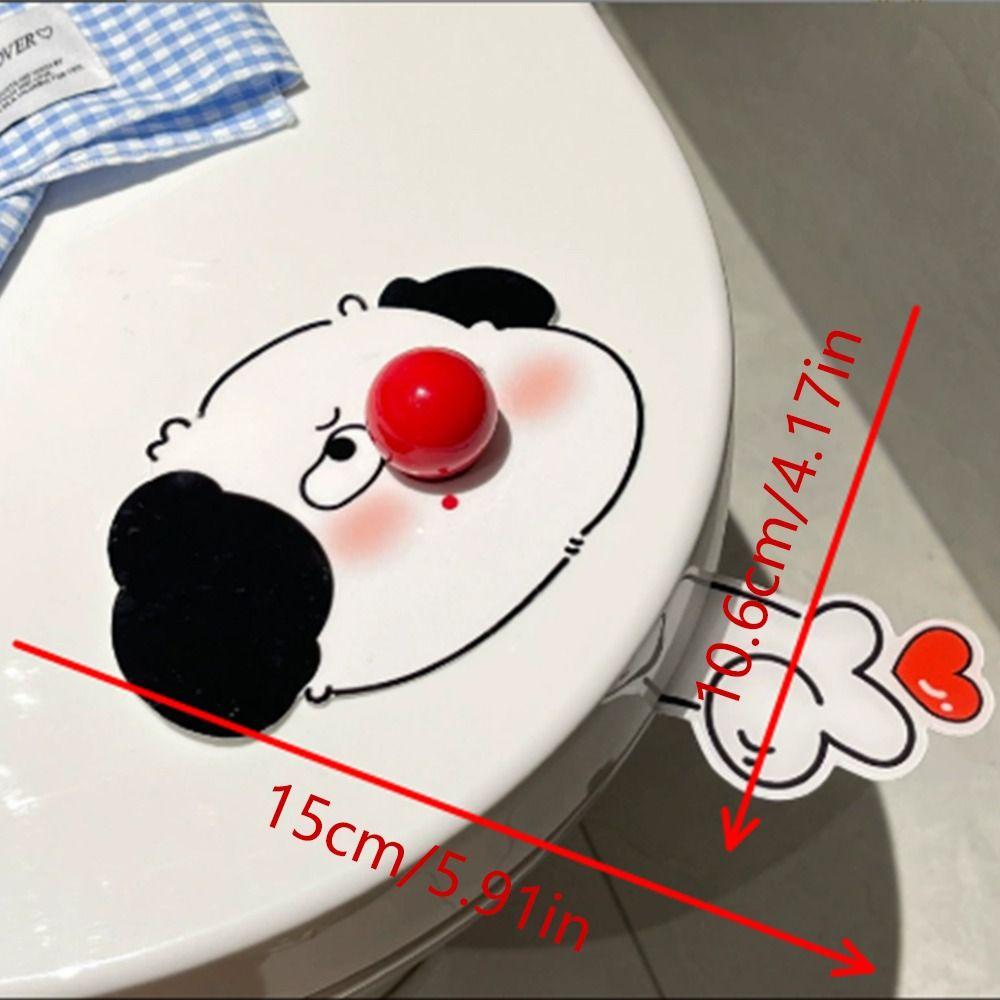 Мультяшный подъемник крышки сиденья унитаза, самоклеящийся, не оставляющий следов, ручка для подъема сиденья унитаза, бесконтактный подъемник крышки сиденья унитаза