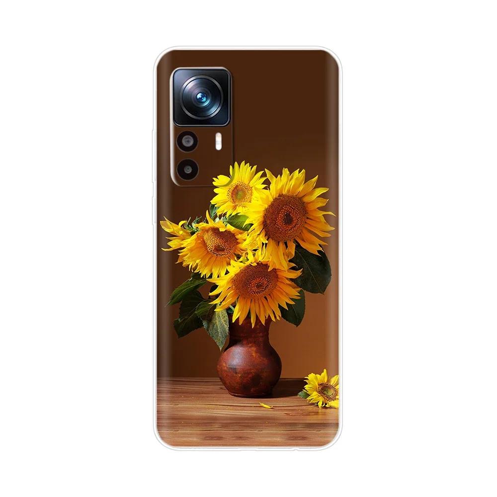 Чехол для Xiaomi 12T Pro Силиконовый Модный Расписной Мягкий Чехол для Телефона Для Xiaomi 12T Чехол Задняя Крышка Для Xiomi Mi 12T Pro 12 T Бампер