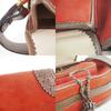 LOEWE Seville collection Shoulder Bag anagram Orange/Brown Suede/leather Women Used