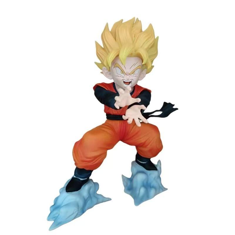 Аниме Dragon Ball Z Фигурка Сона Готэна Супер Сайян Транкс Фигурки Действия ПВХ Статуя Коллекционная Модель Игрушки Подарки