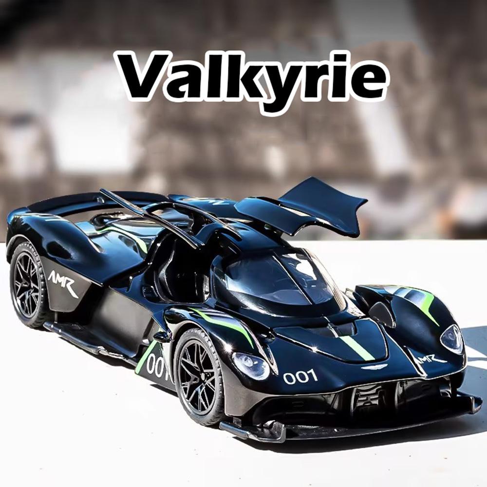 1:32 Валькирия Вулкан Сплав Спортивный Автомобиль Модель Игрушка Литой Металл Дверь Открывается Звук Свет Оттяжка Миниатюрный Автомобиль Мальчик Рождественский Подарок
