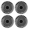 4PCS 14 Inch Wheel Hub Cover Snap On Wheel Hubcaps Set Universal R14 Hub Caps for Cars Truck SUV