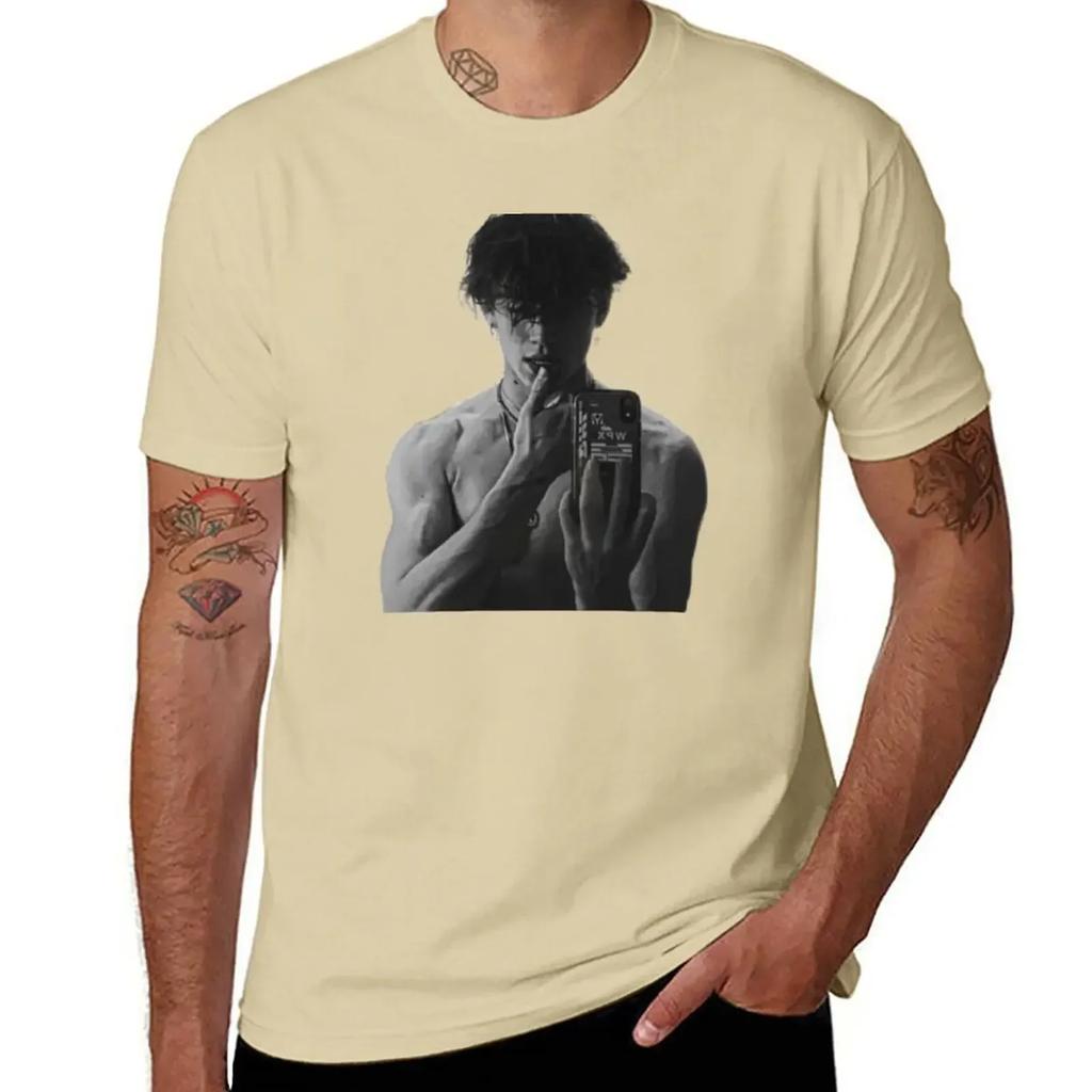 Vinnie Hacker T-Shirt aesthetic clothes Aesthetic clothing plain black t shirts men