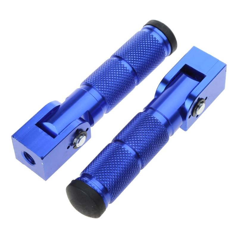 90 Degree Fixed Folding-Footpegs Foot Peg Front Rear Footrest Pedal Universal Motorcycle Modified Accessories 1 Pair