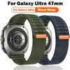 Sports Nylon Loop Strap For Samsung Galaxy Watch Ultra 47mm LTE Band Correa For GALAXY WATCH ULTRA 47MM Mens Adjustable Bracelet