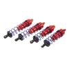 RC Shock Absorber Front Rear Aluminum Alloy Upgrade Parts RC Spring Damper for HSP for Traxxas 1 10 RC Car Red