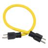 Высококачественный сверхмощный адаптер для генератора, шнур 12AWG, 3-контактный удлинитель, штекер, штекер, 2 фута, переключатель передачи 125 В