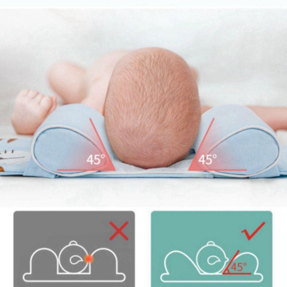 Anti Twisting Head Compression Baby Pillow Breathable Anti Scar Pillow
