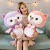 Cute Owl Plush Toy Doll Girl's Bed with Sleeping Doll Doll Pillow Girl Birthday Gift