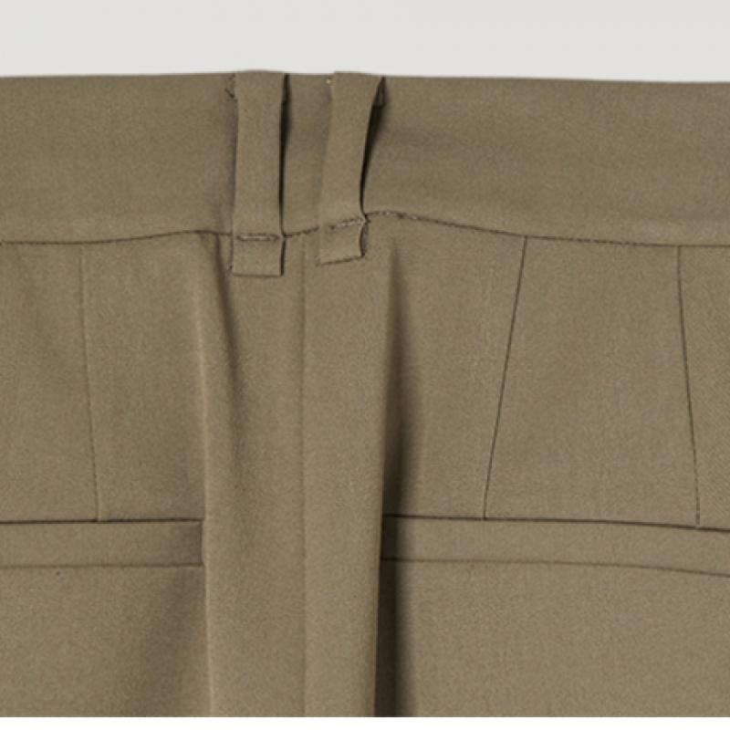 SHESMISS Pleated Straight Pants Swwslp11040