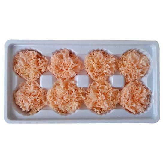 8Pcs Preserved Flower Head Carnation Decorative Dried Flower Mothers Day Gift Box Flower for Mother