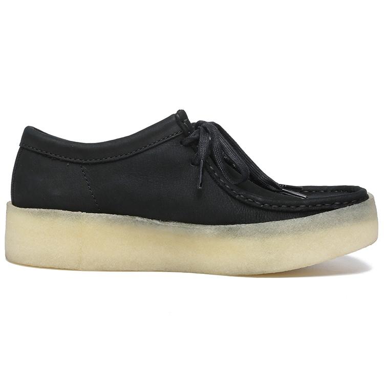 Clarks Wallabee Cup 'Черный Нубук' Мужские 261581447