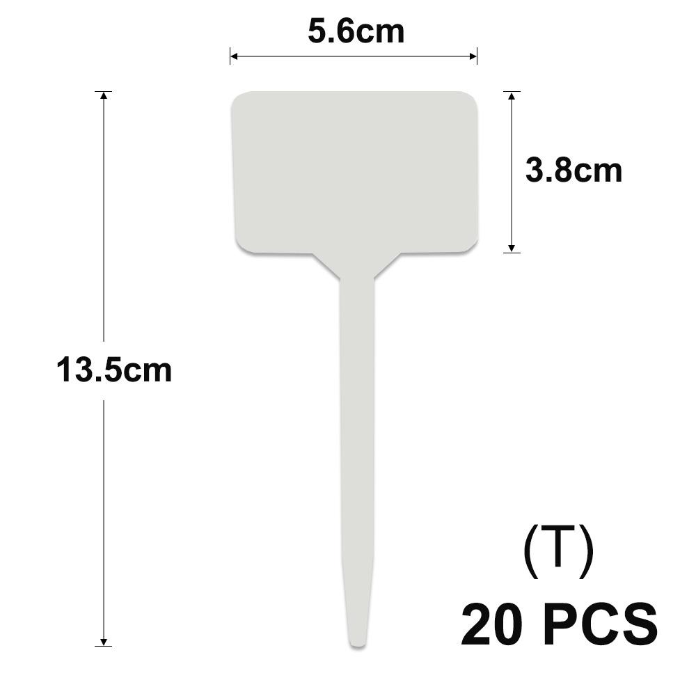 Высокие белые бирки для садовых растений в горшках, водонепроницаемые, устойчивые к ультрафиолетовому излучению, этикетки для теплиц, цветов, овощей, трав, маркеры для вывесок