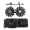 Вентиляторы для видеокарт DC 12V для GIGABYTE RTX2060 GTX1650 1660/1660Ti Охлаждение компьютера