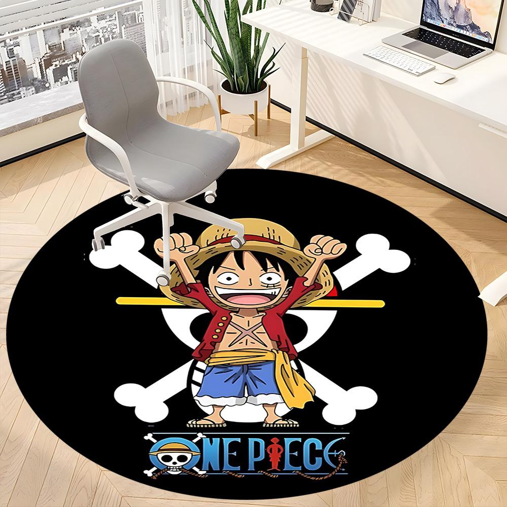 1 шт. Круглый ковер для офиса One Piece, под офисные стулья, спальню, гостиную, домашний декор a1022201
