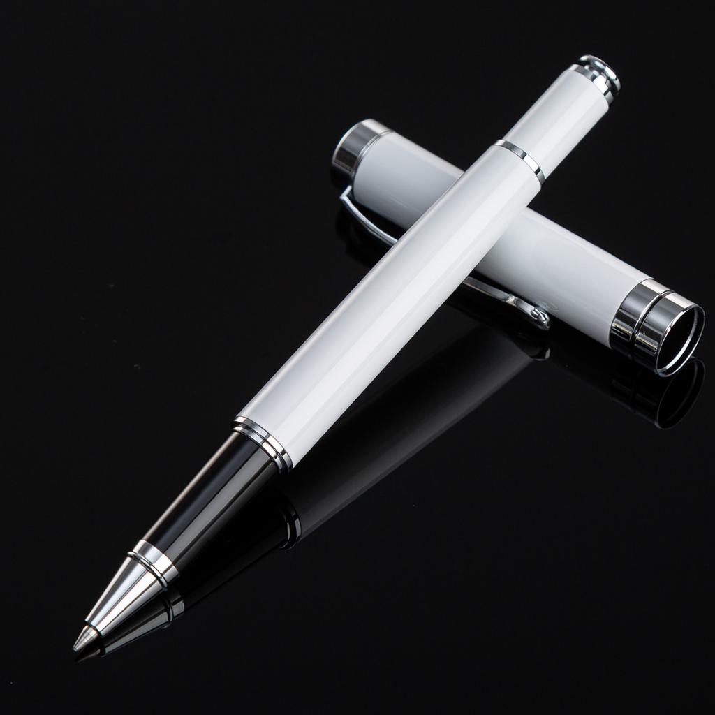 Luxury Brand Roller Ballpoint Pen Metal Office School Supplies Gold Rollerball Stationery
