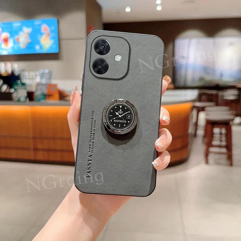 Для OPPO A40 A40M A3X овечья кожа магнитный держатель кольца подставка чехол для OPPO A80 A3 Pro A40M K12X 5G матовый защитный чехол для объектива