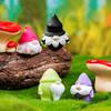 10 Pcs Mini Gnomes Statues Resin Miniature Gnome Figurines Hand Painted Gnome Tabletop Ornaments for Plant Pots Micro Landscape