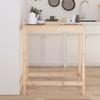 VidaXL Table de bar 100x50x110 cm bois massif de pin 833265
