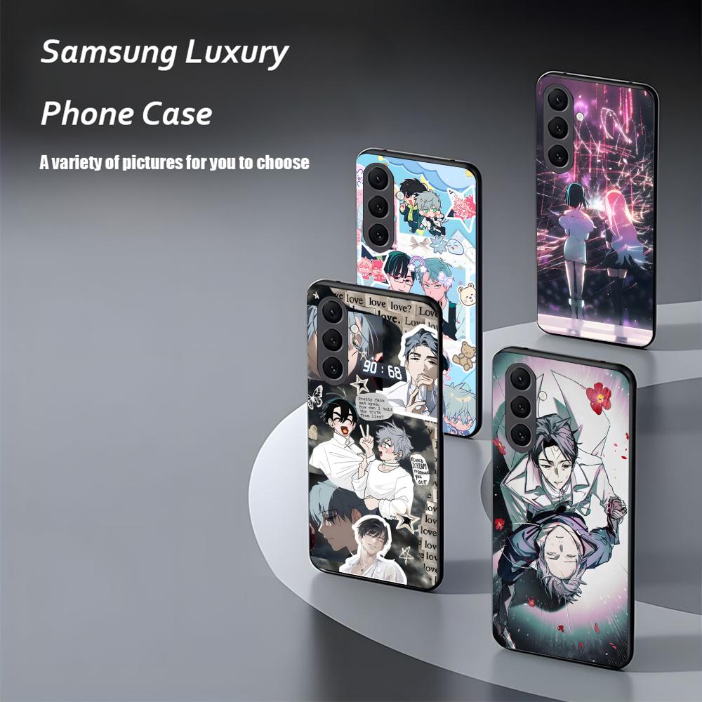 Популярный чехол для телефона с аниме Alienstage для Samsung Galaxy S26 S25 S24 S23 S22 S21 Plus Ultra Note20 Мягкий Черный