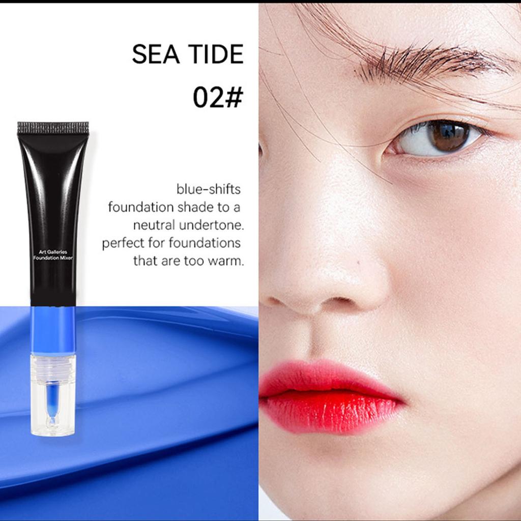 Color Foundation - Тональный крем для загара, смесь холодных и теплых тонов, тональный корректор цвета 19г