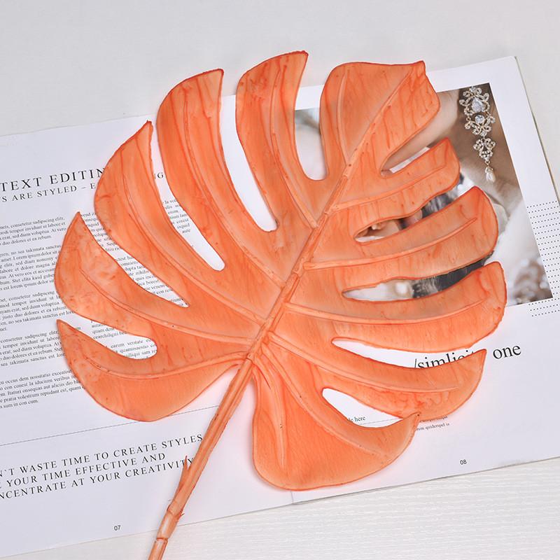 Искусственный лист Монстеры Делициозы Либм для свадебной композиции, декора дома, офиса, отеля, фотоаксессуар