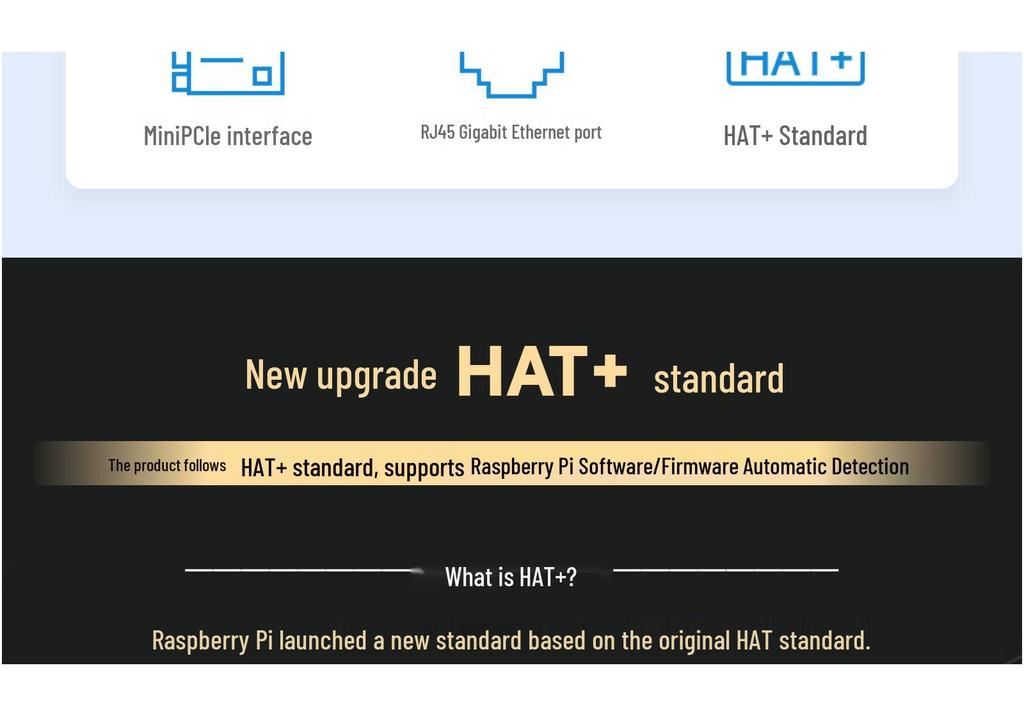 Gigabit Ethernet адаптер с USB 3.2 для Raspberry Pi 5, PCIe на MiniPCIe, Plug-and-Play, без драйверов