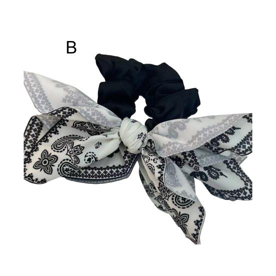 Женские заколки-краб с бантом, двухсторонние заколки для волос с узором в виде ореха кешью, большие заколки-банты для длинных и коротких волос, аксессуары