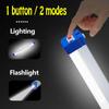 LED Tube Multifunctional Magnetic USB Charging Emergency Work Light Outdoor Portable Camping Flashlight Hanging Tent Lamp