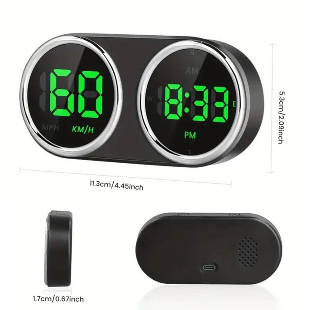 7-цветный GPS-переключатель, автомобильный цифровой спидометр, цифровые часы, измеритель скорости автомобиля, подходит для всех автомобилей