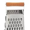 4-Sided Stainless Steel Box Grater with Acacia Handle Orion 22cm