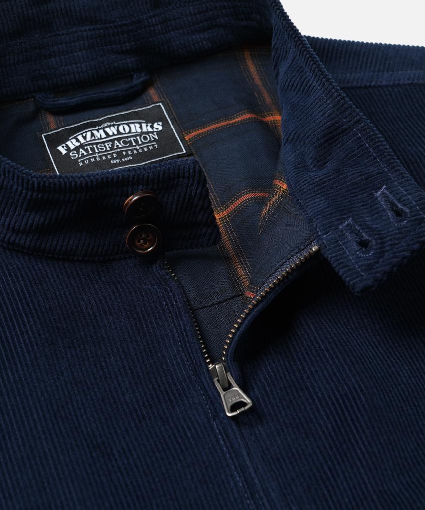 Куртка Harrington Frizmworks из вельвета Buddy _ Темно-синяя
