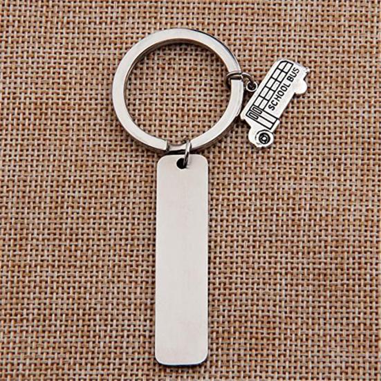 Брелок с буквенным принтом для водителя автобуса, сумочка, брелок, кольцо, благодарственные подарки